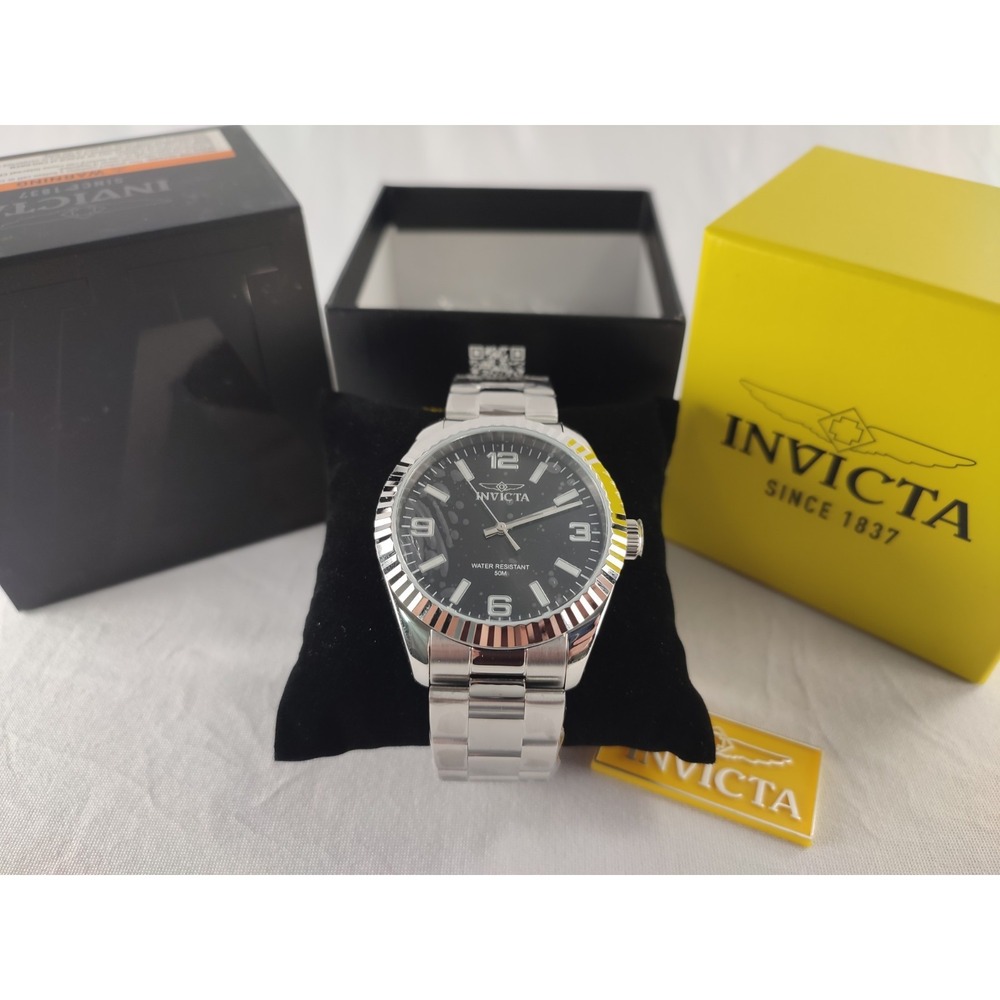 NEW Invicta Specialty Stratford Men's Watch - 43mm. Steel (47448) Fluted Bezel